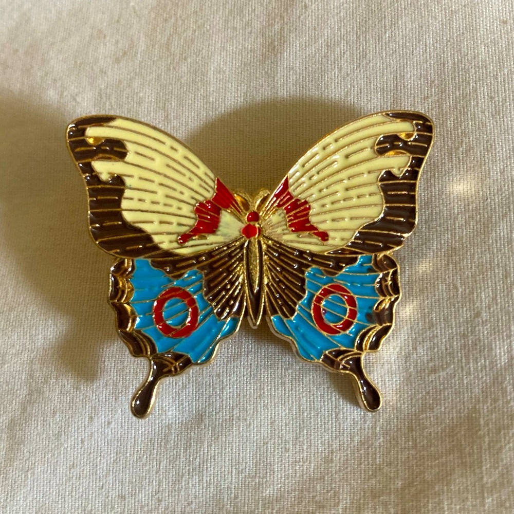 Colorful Butterfly Brooch Pin